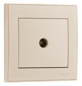 Розетка TV конечная Rain Кремовый (703-0388-130)