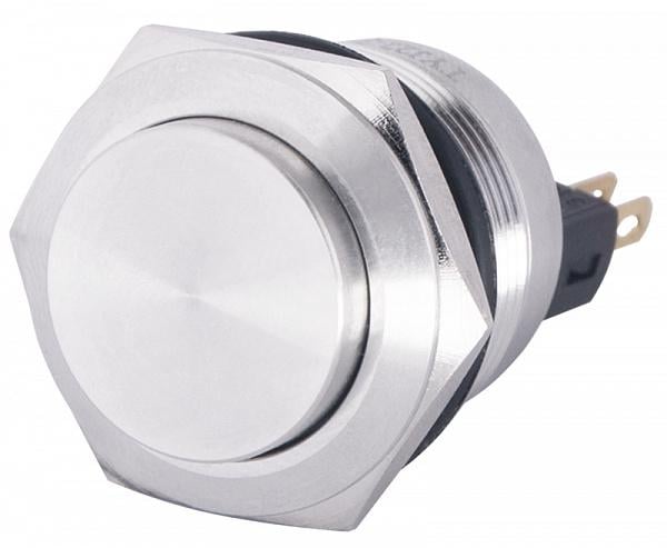 Кнопка с выступлением АСКО-Укрем TYJ 22-221 1NO+1NC металлическая без подсветки 22 мм (A0140010126)