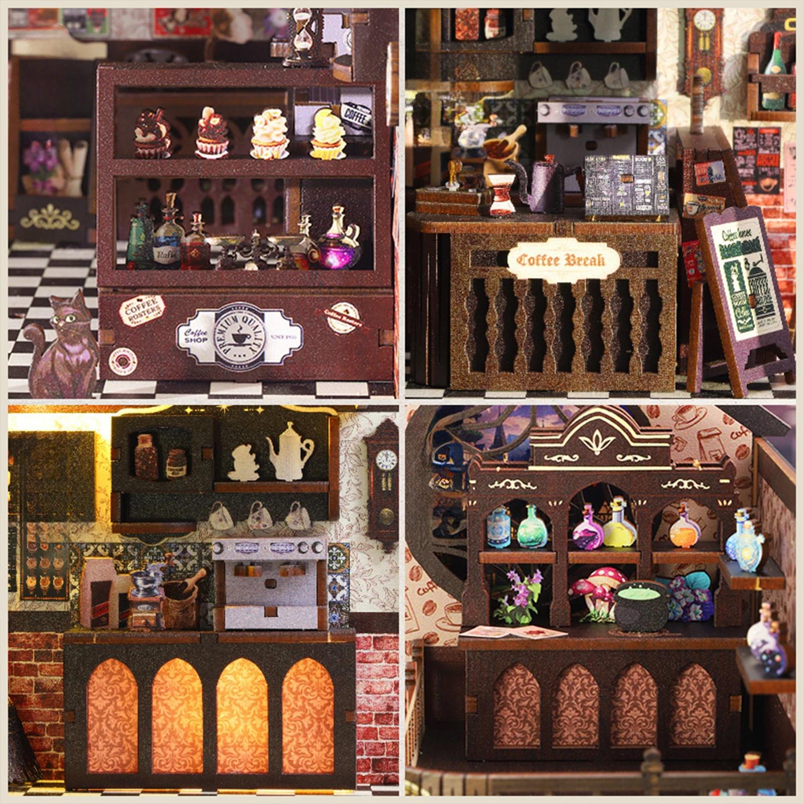 ᐉ Конструктор Book Nook Magic Coffee Shop JTSL-23 (28602143
