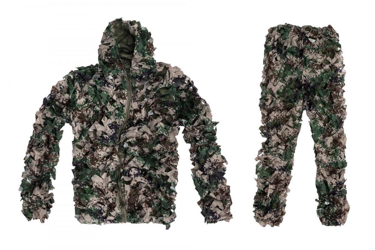 Костюм Ultimate Tactical Ghillie Suit Suit Set Camouflage M Digital Woodland (24007)