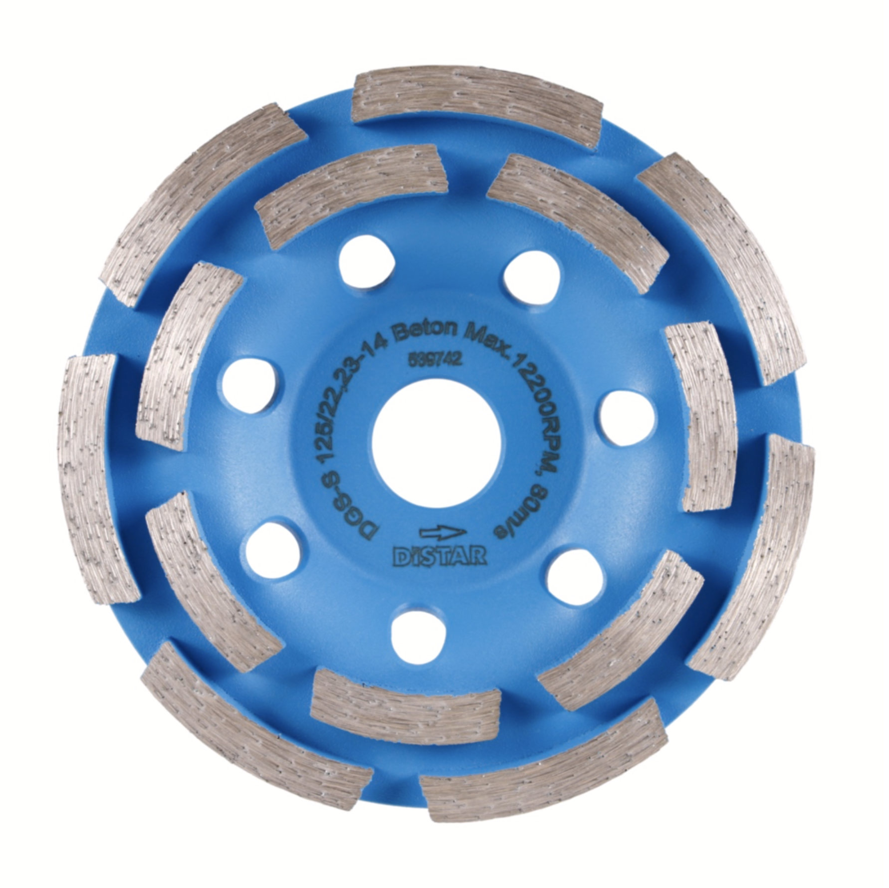 Фреза алмазная Distar DGS-S для шлифования бетона 125 мм (10170085420)