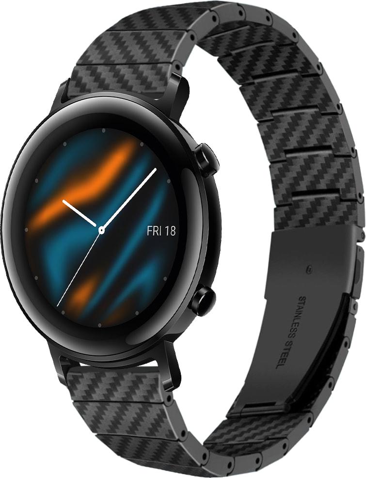 Ремешок Armrok для Huawei Watch GT 2 42 мм Black (31638-2B)
