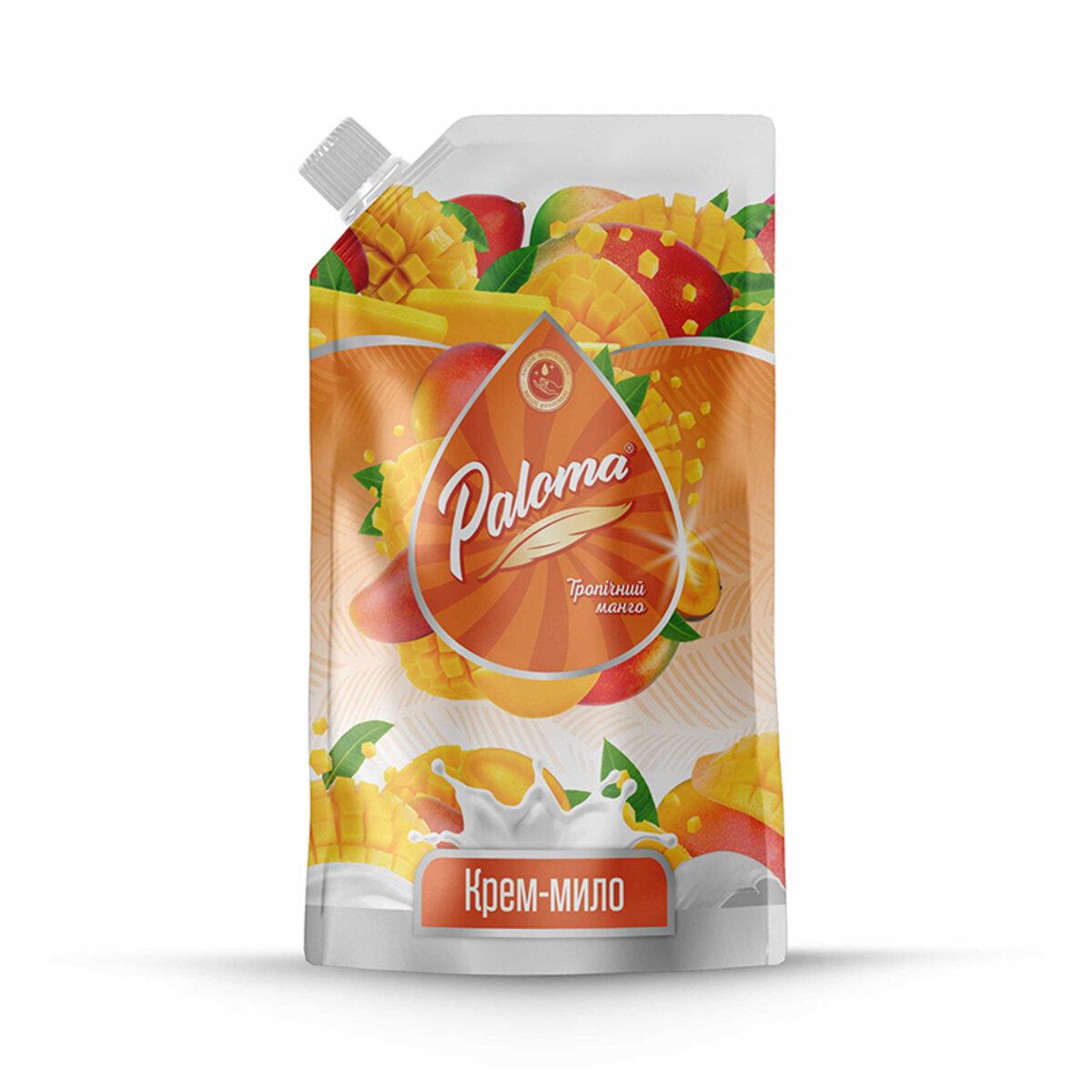 Жидкое мыло Paloma Тропический манго дой-пак 500 мл Жидкое мыло Paloma Тропический манго дой-пак 500 мл