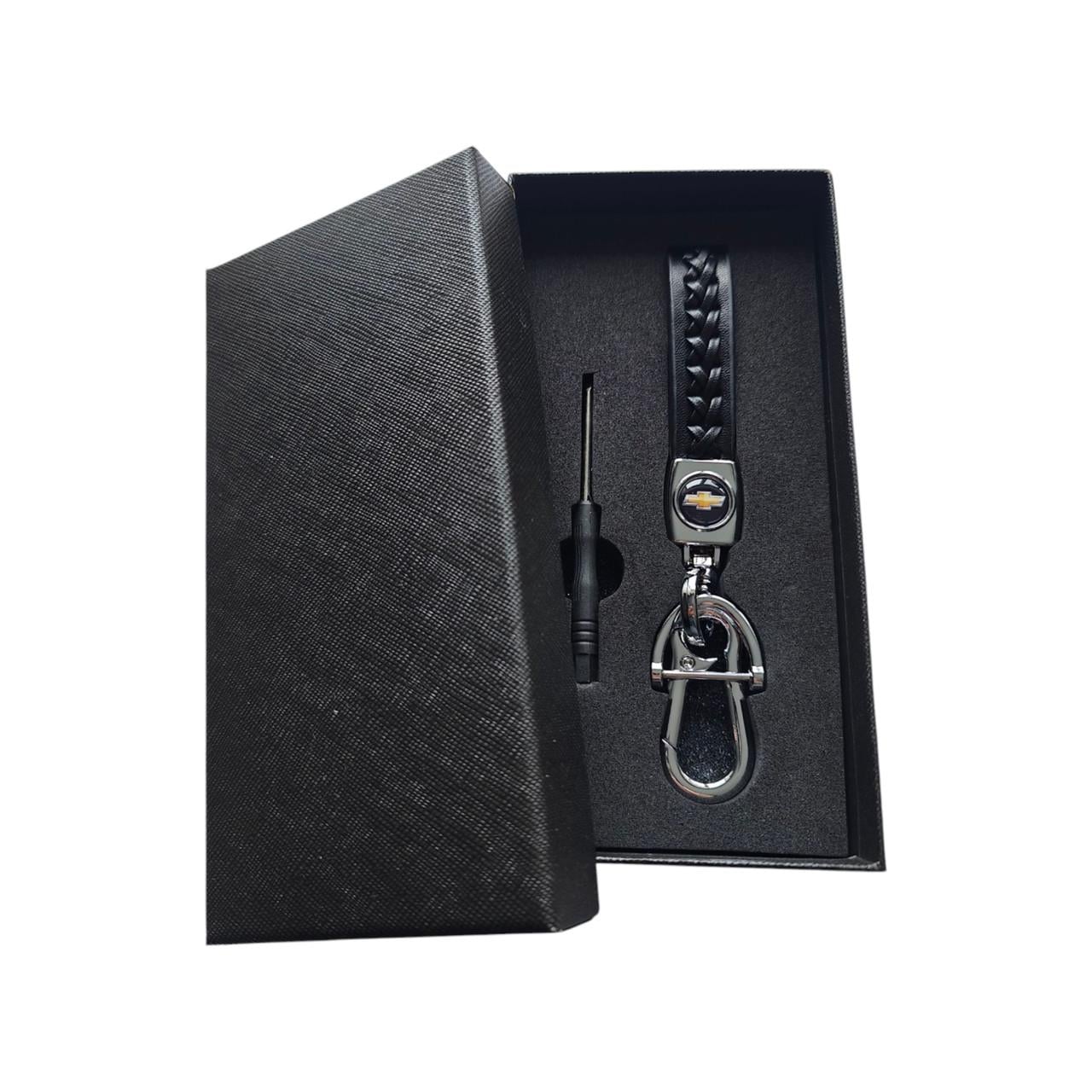 Брелок автомобильный CHEVROLET кожаный с карабином (1798257990)