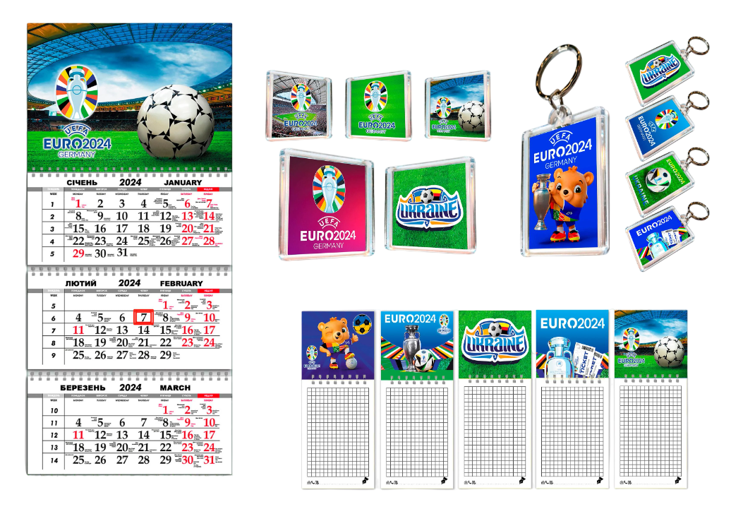 Подарок фанату футбола EURO 2024 (UA2456)