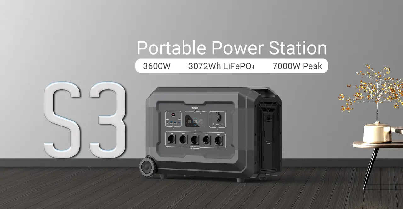 Зарядная станция SOUOP S3 3600 Вт 3072 Вт⋅год LiFePO4 (199362) - фото 5 Зарядная станция SOUOP S3 3600 Вт 3072 Вт⋅год LiFePO4 (199362) - фото 5