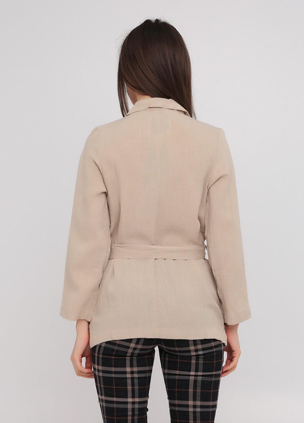 Жакет S Світло-бежевий (8040401abr) - фото 2