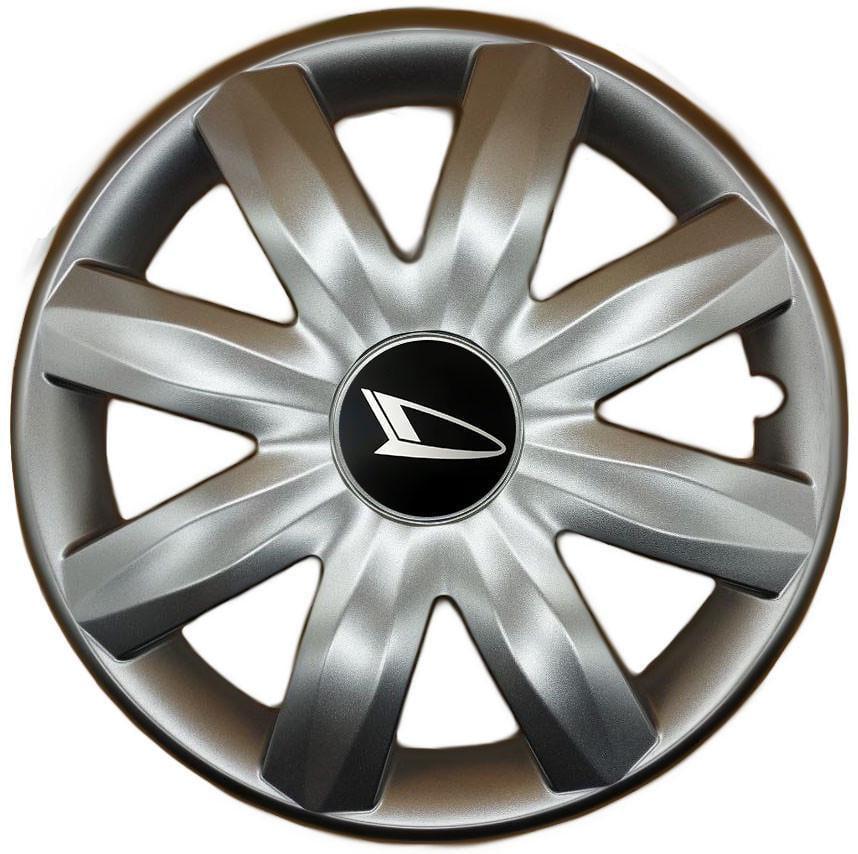 Колпаки SJS 221 с логотипом Daihatsu 4 шт. R14 Серебряный (2654555894)