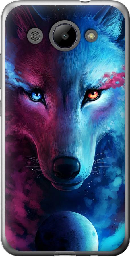 Чехол на Huawei Y3 2017 Арт-волк (3999u-991-42517)