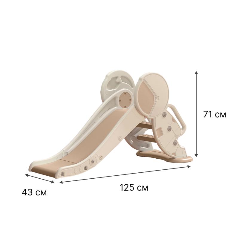 Детская горка Lumpurini Tiziano 2в1 с баскетбольным кольцом (C-HT057kw) - фото 2 Детская горка Lumpurini Tiziano 2в1 с баскетбольным кольцом (C-HT057kw) - фото 2