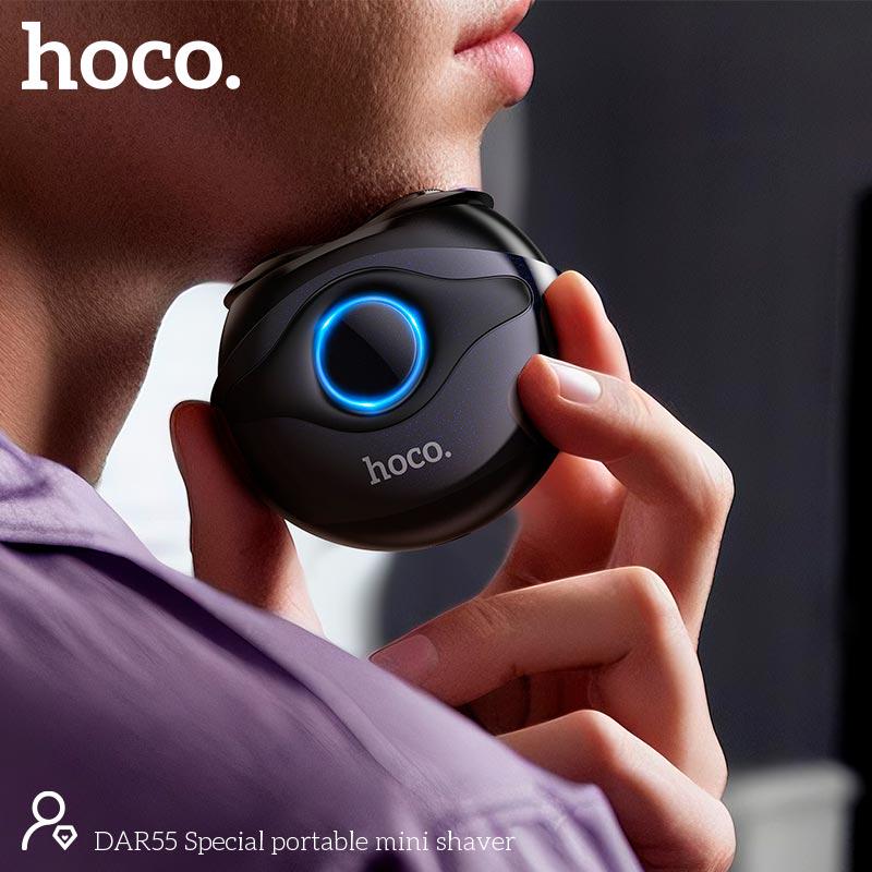 Электробритва Hoco DAR55 с аккумулятором 300 мА/ч Черный (DAR55) - фото 9