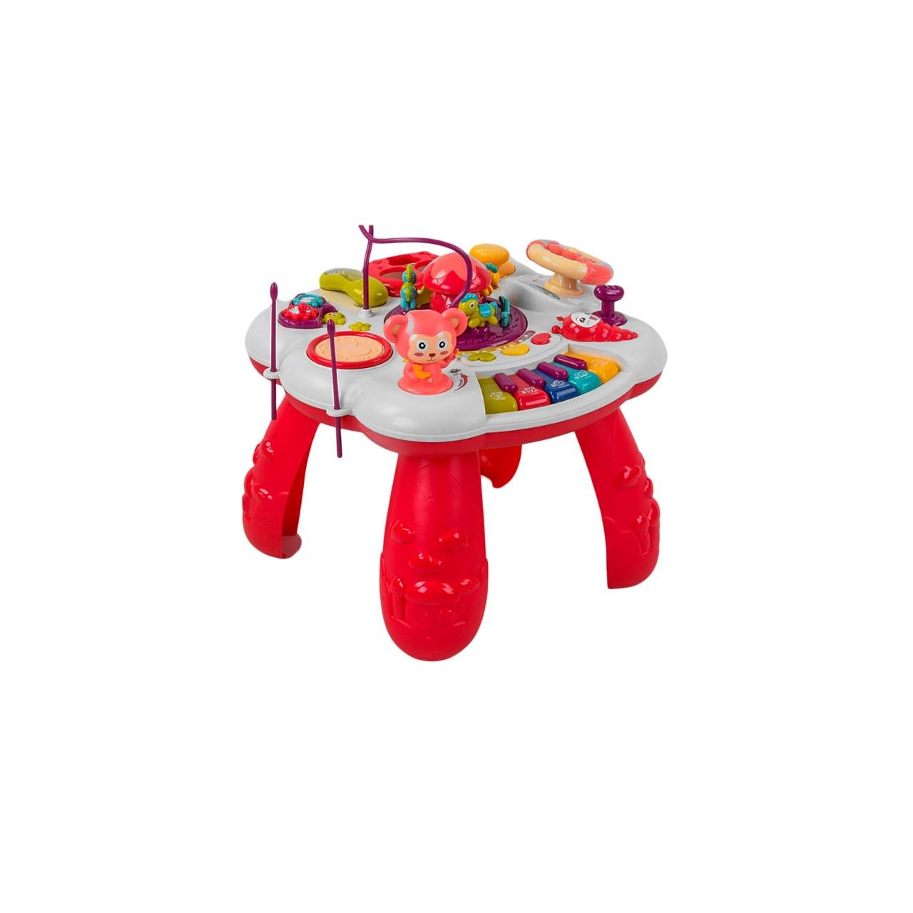 Игровой столик музыкальный Bibi Inn/свет/звук/мелодии Red (103088)