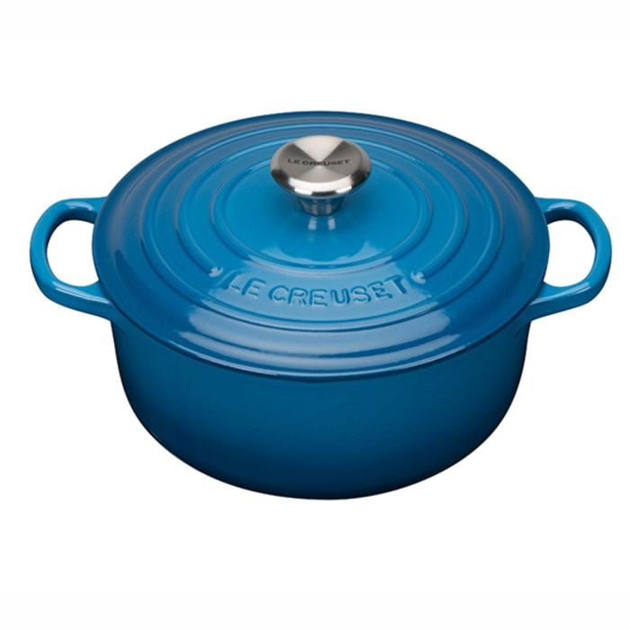 Кастрюля жаропрочная Le Creuset с крышкой 20 см 2,4 л Синий
