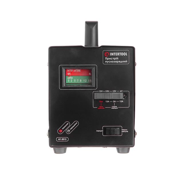 Пускозарядний пристрій Intertool 6/12 В 220 В 70 А (AT-3013) - фото 4 Пускозарядний пристрій Intertool 6/12 В 220 В 70 А (AT-3013) - фото 4