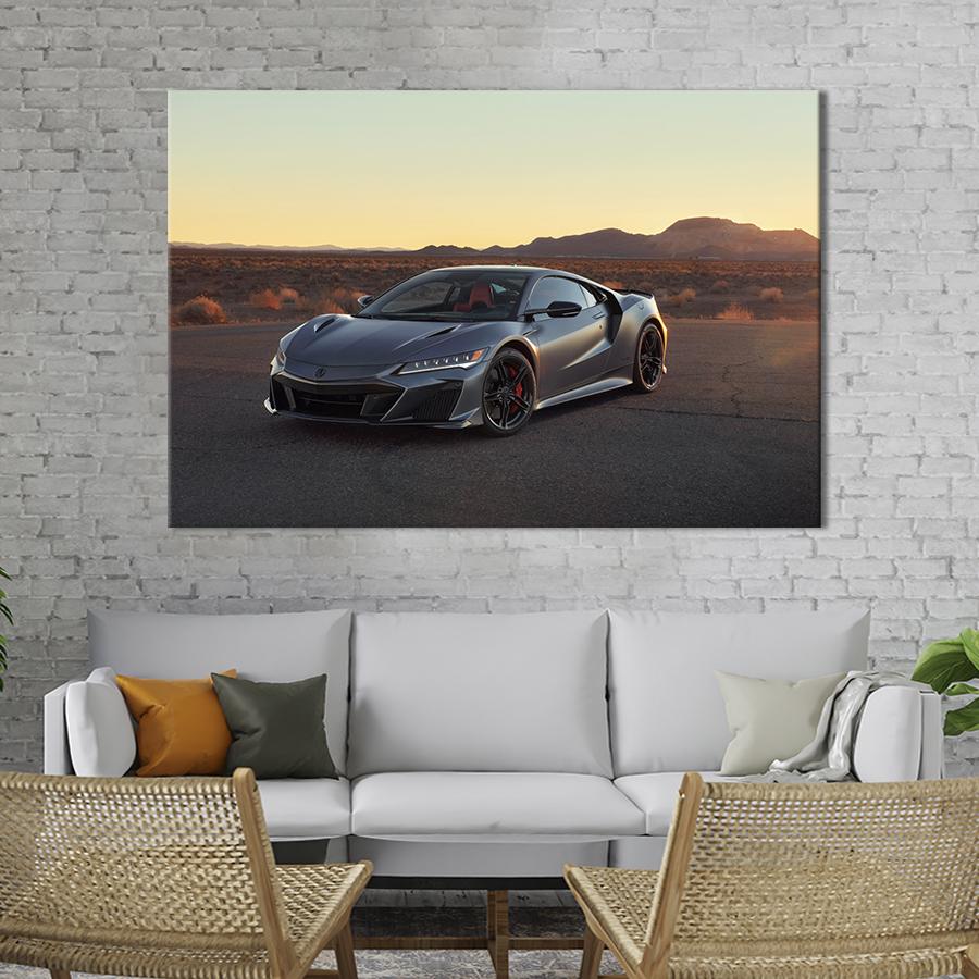 Картина на холсте Acura NSX Type S 122x81 см (1278-1)