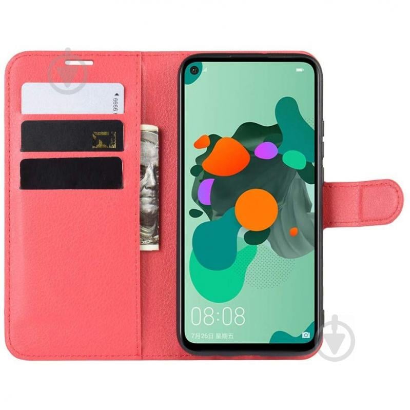 Чехол-книжка Litchie Wallet для Huawei Mate 30 Lite / Nova 5i Pro Red (hub_sfRu97096) - фото 4