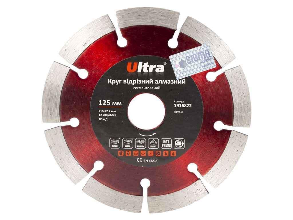 Диск алмазный Ultra сегмент 125 мм 22,2 мм (939400) Диск алмазный Ultra сегмент 125 мм 22,2 мм (939400)