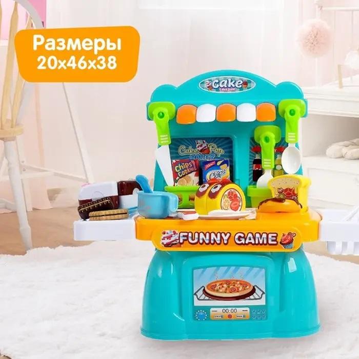 Ігровий набір Hong Chuan Sheng Toys Sweet Shop Магазин солодощів продукти на липучках посуд 37 елементів (G_36778-100) - фото 3 Ігровий набір Hong Chuan Sheng Toys Sweet Shop Магазин солодощів продукти на липучках посуд 37 елементів (G_36778-100) - фото 3