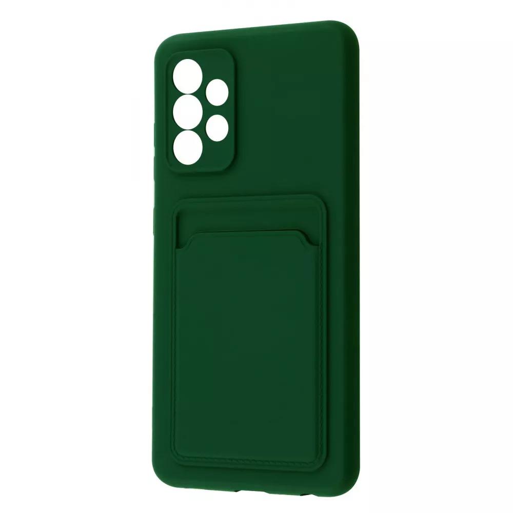 Чехол-накладка для телефона WAVE Colorful Pocket Samsung Galaxy A52 Dark green
