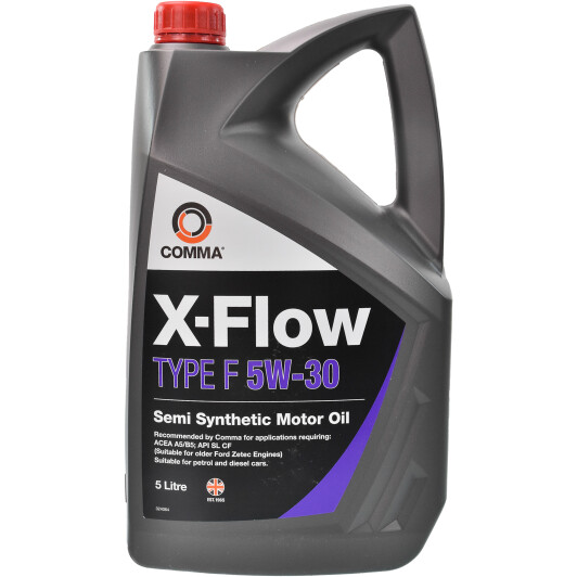 Моторное масло COMMA X-Flow F A5/B5 SL/CF 5W-30 5 л (XFF5L)