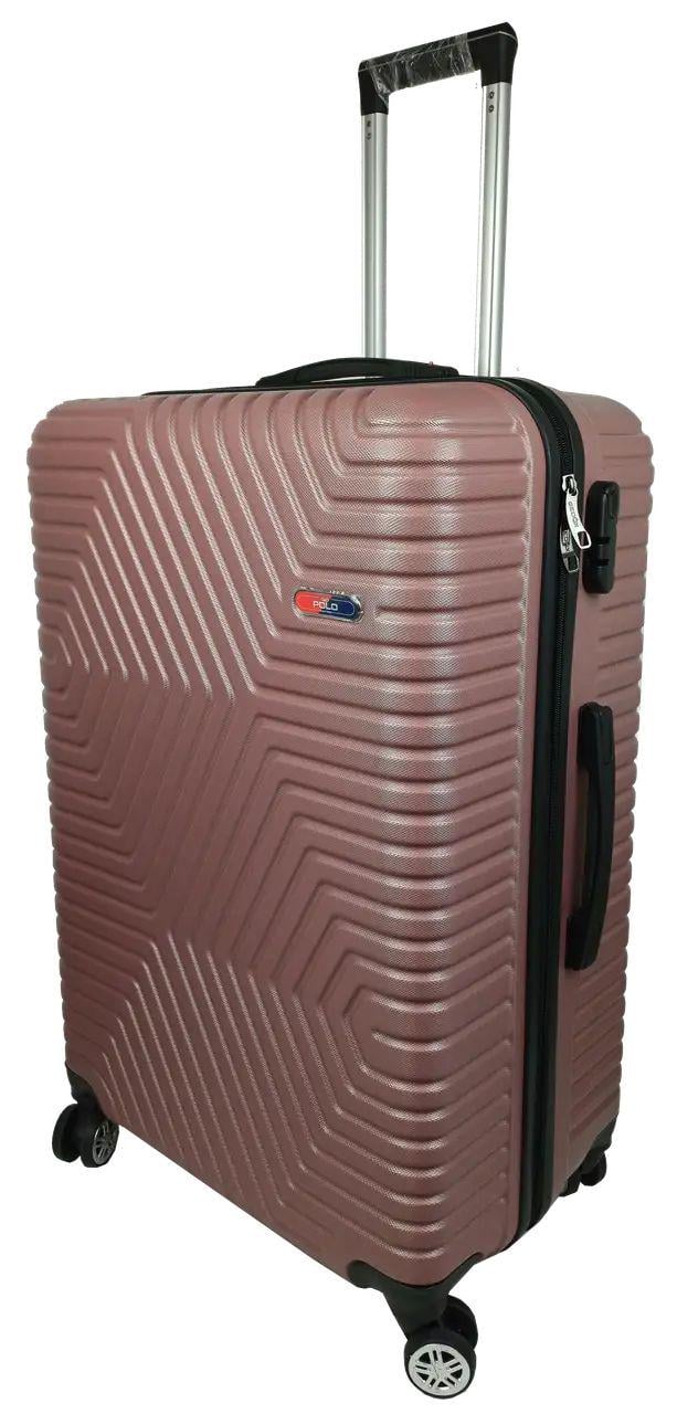 Валіза пластикова GD Polo велика 115 л Пудровий (60k001 large powder) - фото 2