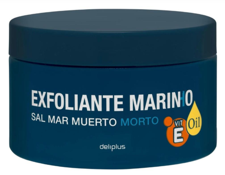 Скраб для тіла із сіллю мертвого моря Deliplus Exfoliante Marino Sal Mar Muerto мінеральний 400 г (533961179)