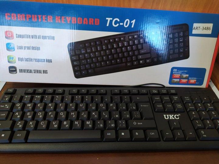Клавіатура класична UKC KEYBOARD X1 K107 USB 440x136х20 мм Чорний - фото 3