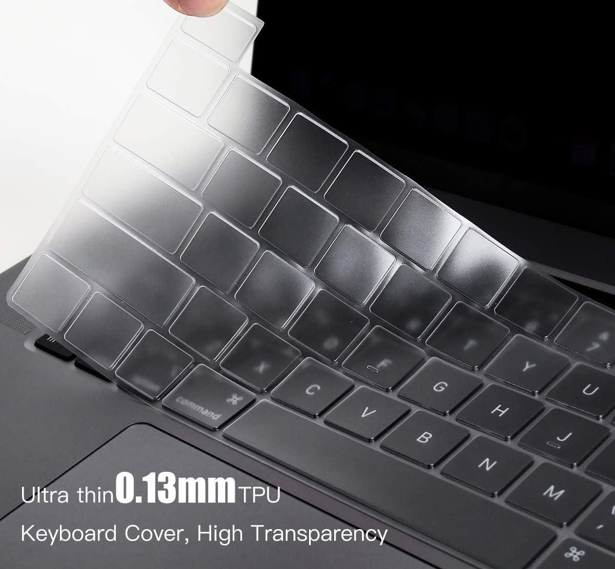 Чехол ультратонкий для клавиатуры для MacBook one size x002wm98kx Прозрачный - фото 3 Чехол ультратонкий для клавиатуры для MacBook one size x002wm98kx Прозрачный - фото 3