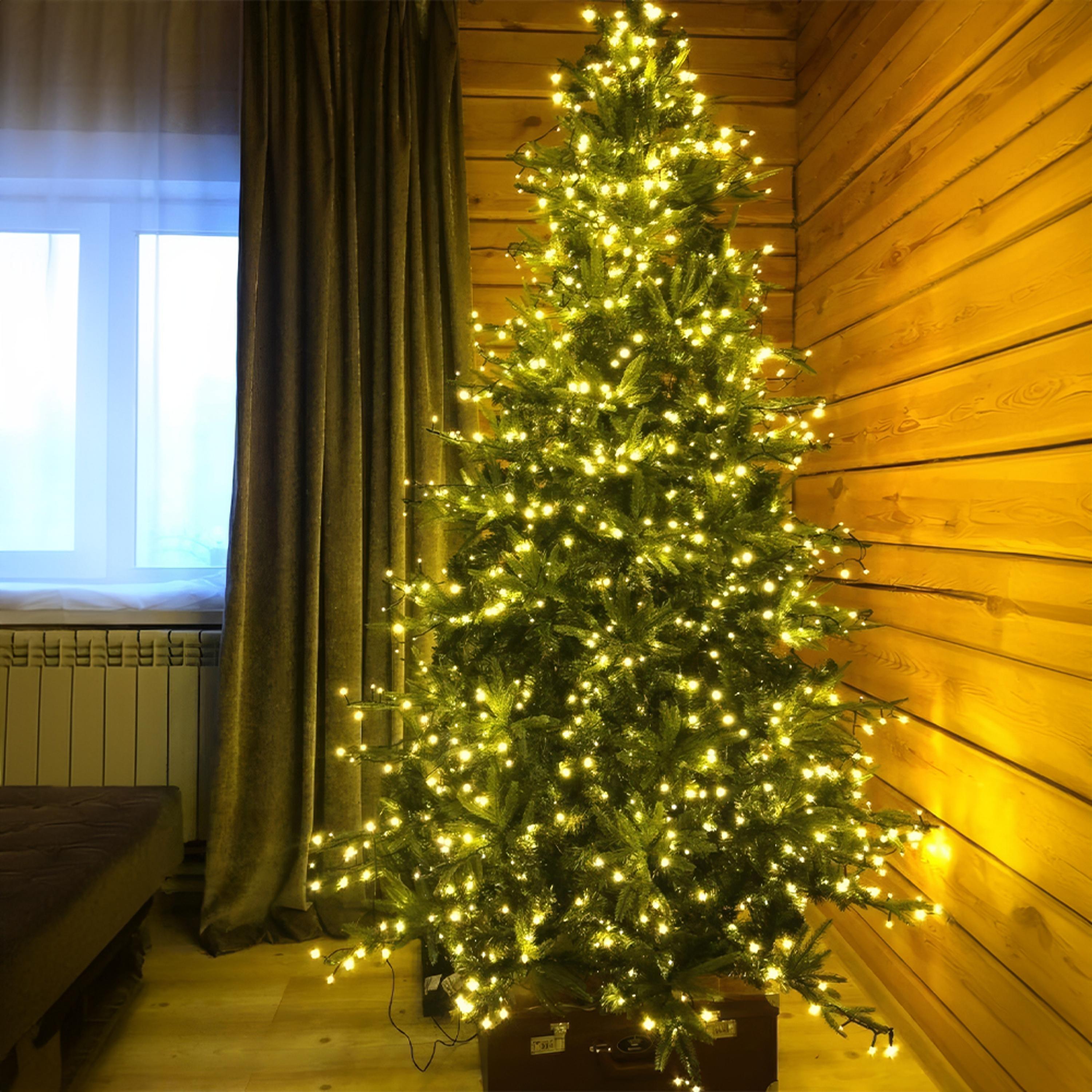 Гірлянда світлодіодна 10 м 220V Білий теплий (WLS-QX-DC2154W10) - фото 4 Гірлянда світлодіодна 10 м 220V Білий теплий (WLS-QX-DC2154W10) - фото 4