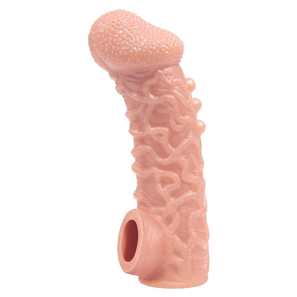 Насадка на член Kokos Cock Sleeve CS 007 S с загнутой головкой и фиксацией (36397154)
