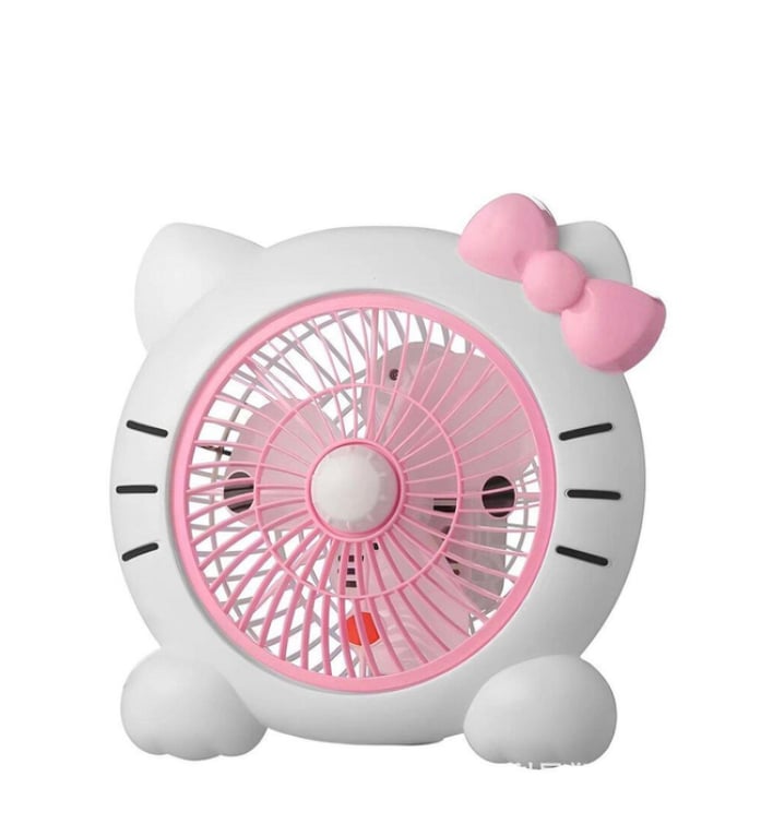 Вентилятор настольный Atlanfa F2552 Hello Kitty Розовый (30151448)