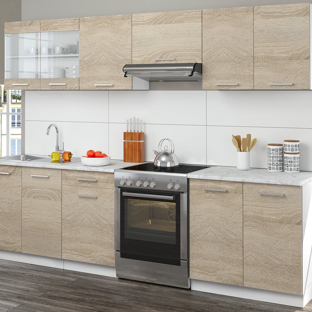 Кухня готовая 270 см Vicco Raul Сонома