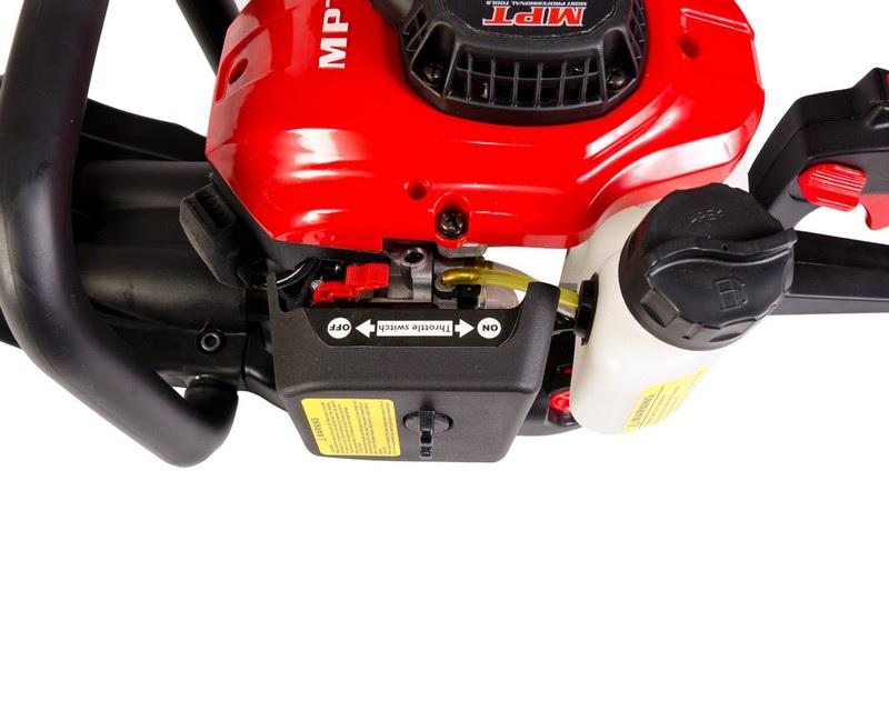 Триммер-кусторез бензиновый MPT PROFI с поворотной ручкой 650 Вт/0,9 л.с. 22,5 см3 650 мм Black/Red (MHT2303) - фото 4 Триммер-кусторез бензиновый MPT PROFI с поворотной ручкой 650 Вт/0,9 л.с. 22,5 см3 650 мм Black/Red (MHT2303) - фото 4
