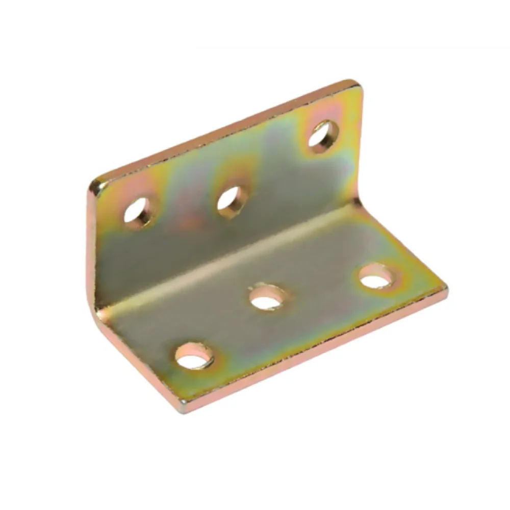 Кутник ХЗШП кріпильний оцинкований монтажний 25х25х50 мм (UK0748) Кутник ХЗШП кріпильний оцинкований монтажний 25х25х50 мм (UK0748)