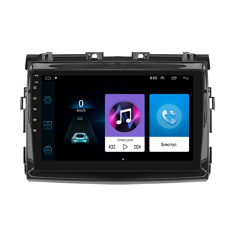 Штатная магнитола 9" Lesko для Toyota Previa III (XR50) 2006-2019 1/16Gb/ Wi-Fi Optima Тойота