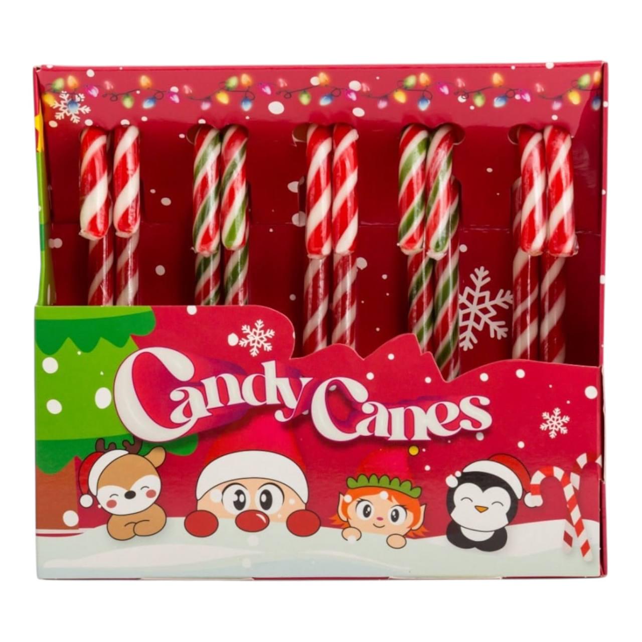 Льодяники новорічні Roks Рокс Посох 10 шт. по 12 г (00000006665)