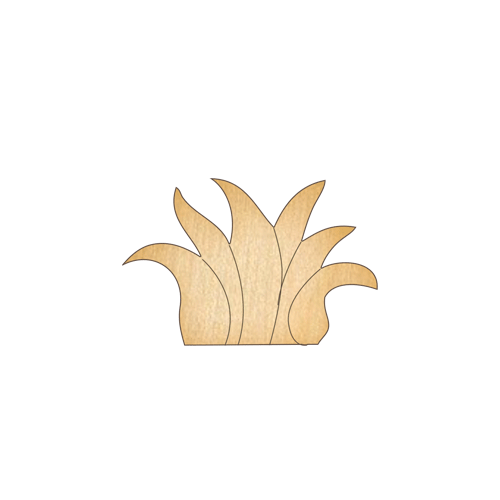 Заготовка из фанеры №161 Кустик-6 (5876)