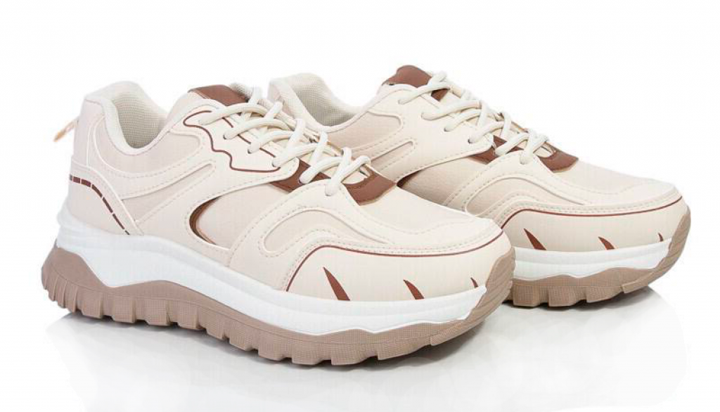 Кроссовки для девочек Бежевый р. 38 (21)