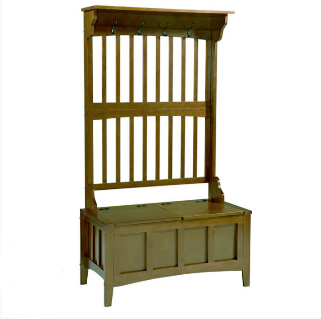 Гарнитур для прихожей из дерева Лимон Мускат (ПИЕ-000507)