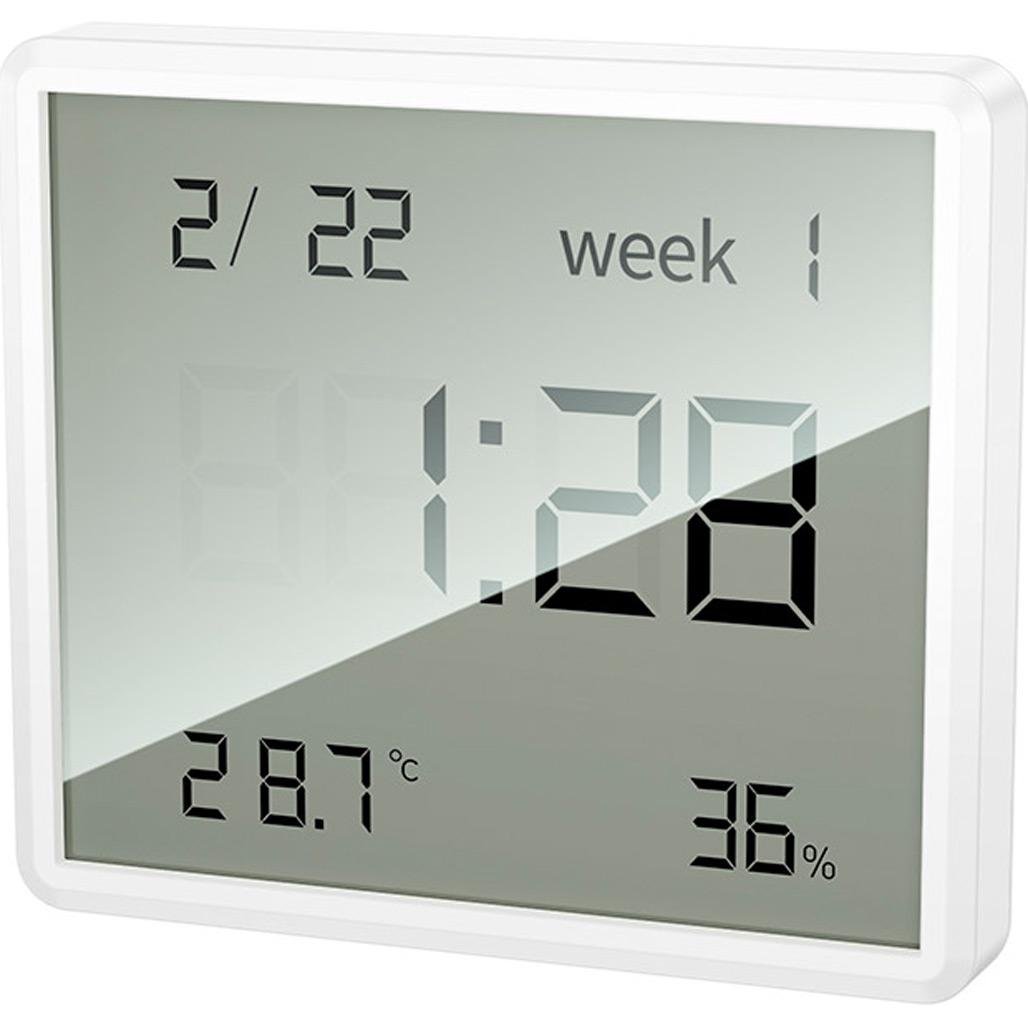 Термометр-гігрометр Hoco HX41 Indoor Electronic Clock with Hygrothermometer White