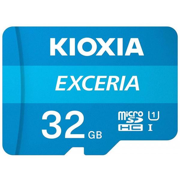 Карта памяти Kioxia MicroSDHC 32GB UHS-I Class 10 Exceria R100MB/s (LMEX1L032GG2) + SD-адаптер