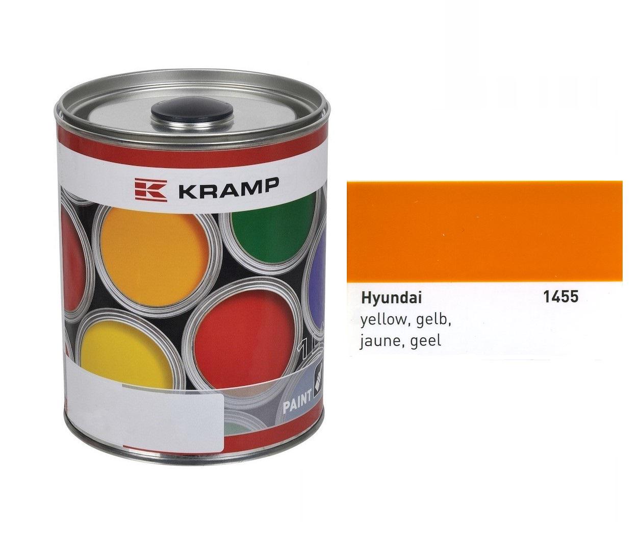 Автофарба KRAMP Hyundai 1 л Жовтий (145508KR) - фото 2