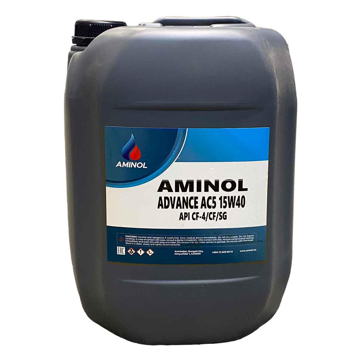 Моторное масло автомобильное Aminol Advance AC5 15W-40 20 л (148793)