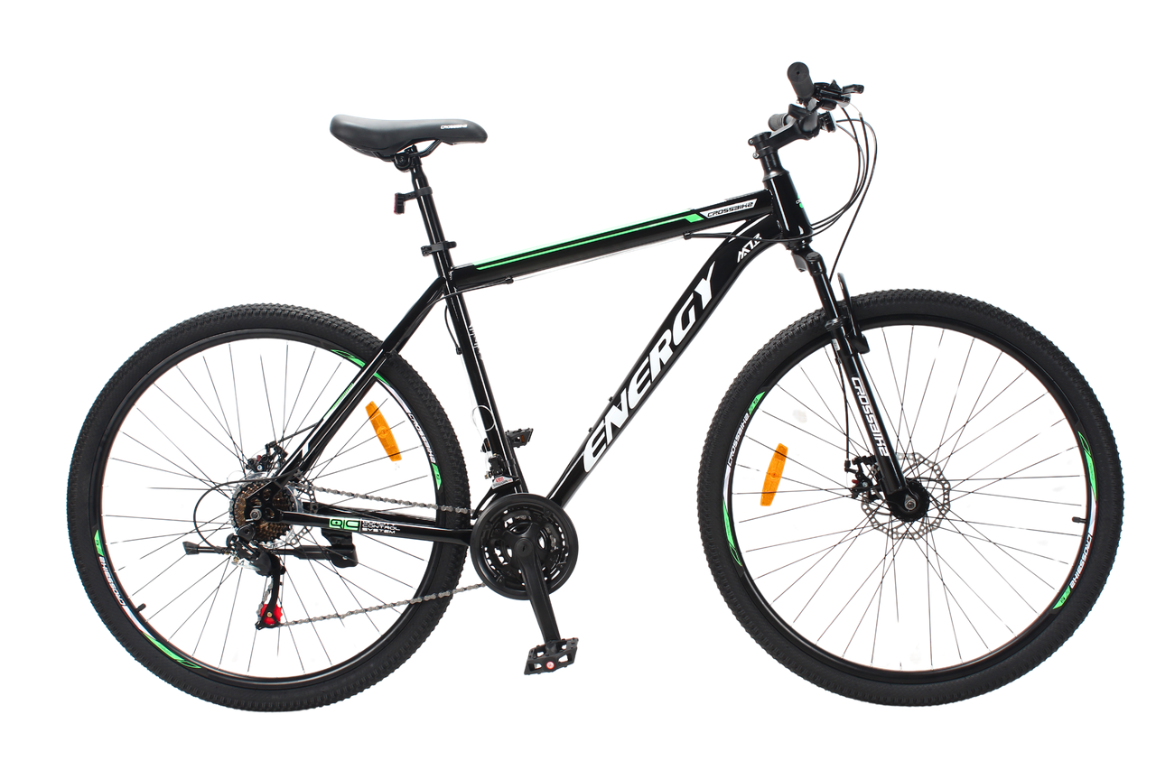 Велосипед CrossBike Energy 29" 21" Черно-зеленый