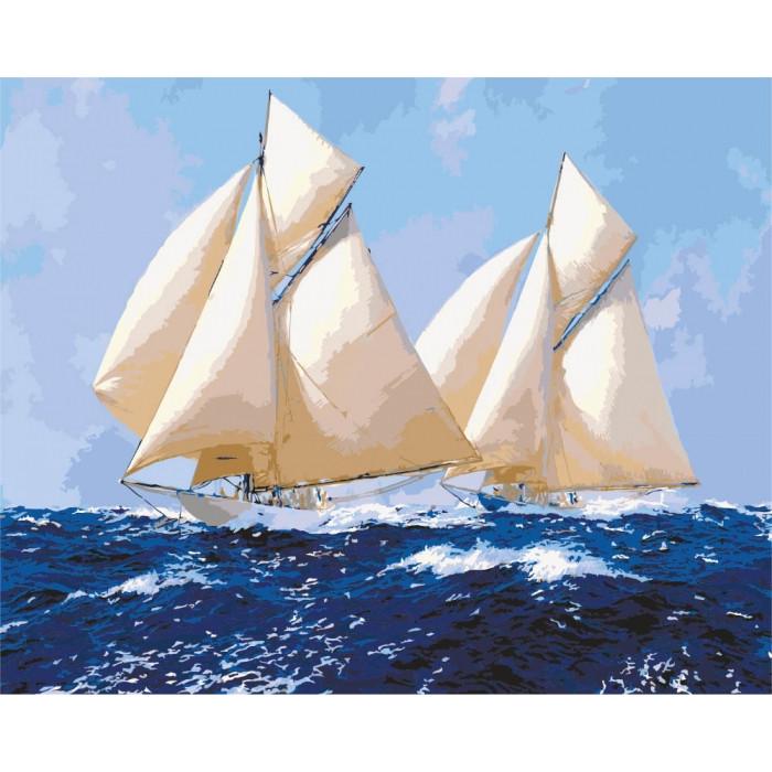 Картина по номерам Ідейка Парусники 2 40х50 см (KHO2720)