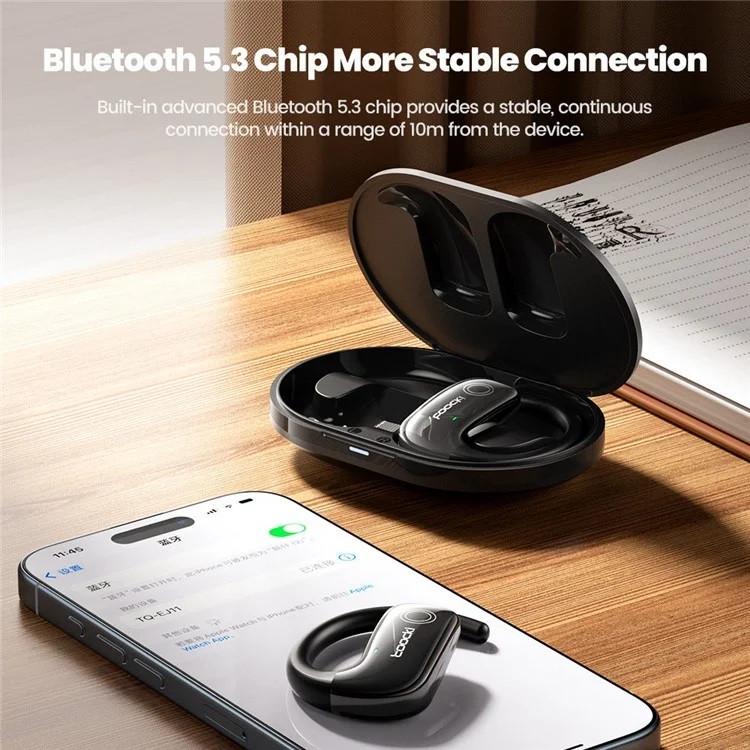 Наушники беспроводные Toocki с открытым ушным каналом Bluetooth 5.3 (TQ-EJ11OWS) - фото 2 Наушники беспроводные Toocki с открытым ушным каналом Bluetooth 5.3 (TQ-EJ11OWS) - фото 2