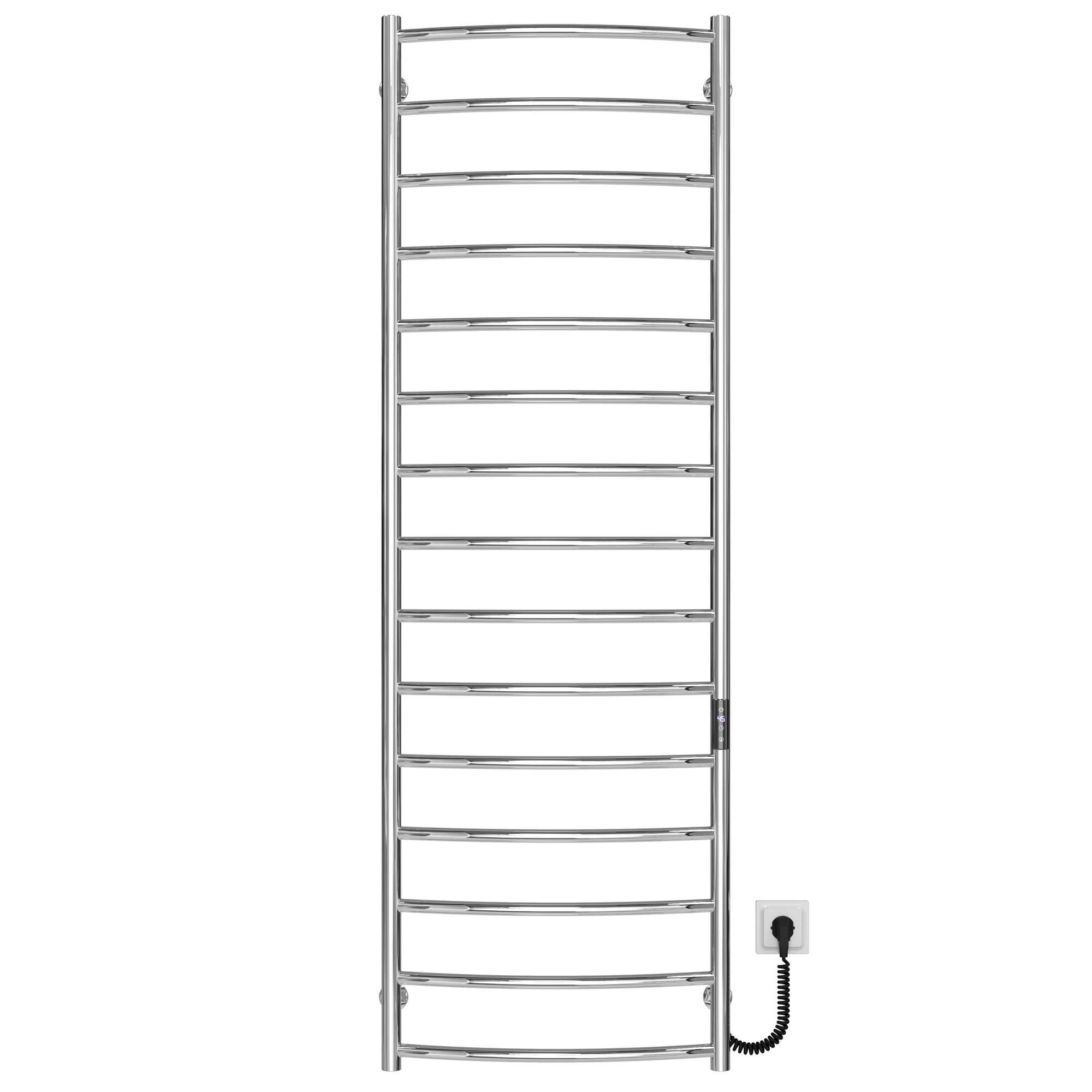 Полотенцесушитель электрический Deffi Классик П15 JD03 правое подключение нержавеющая сталь 500х1600 мм Хром (C.DK.160.50.15.E.C.R.1)