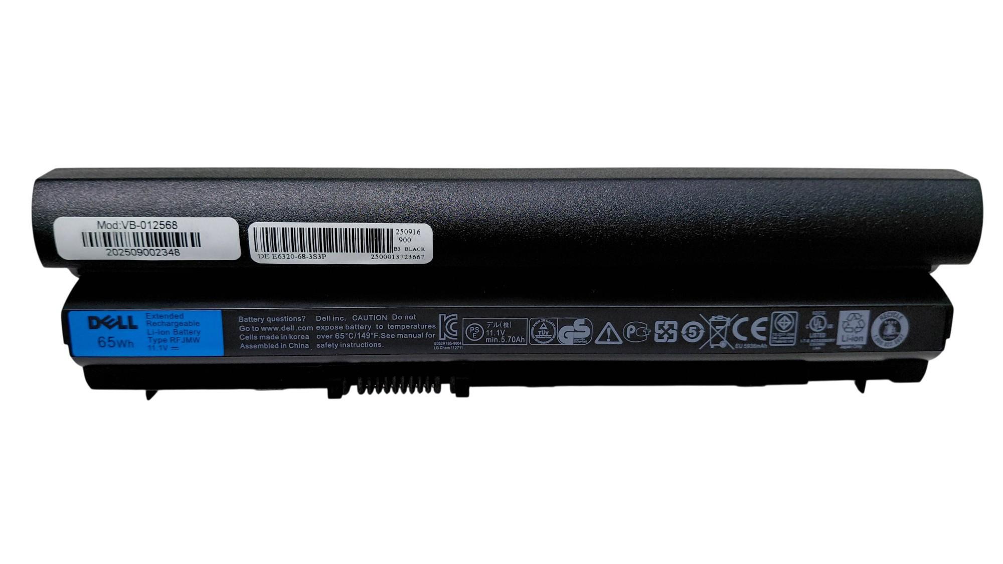 Аккумулятор для ноутбука Dell RFJMW Latitude E6320 11,1V 5936 mAh Black
