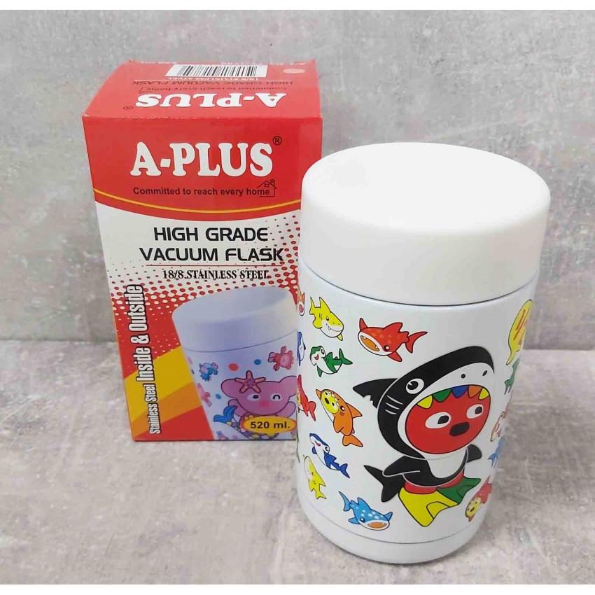 Термос харчовий дитячий A-PLUS 1785 Акулки 520 мл (1656607826)
