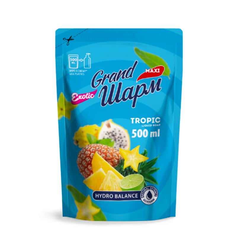 Мыло туалетное жидкое Grand Шарм Тропик 500 мл (083579)
